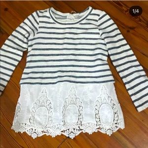 Embroidered Lace Top/ Blouse